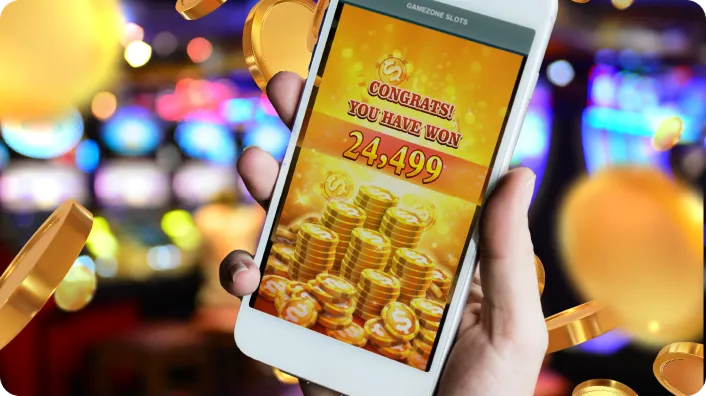 Image of a vibrant slot machine game