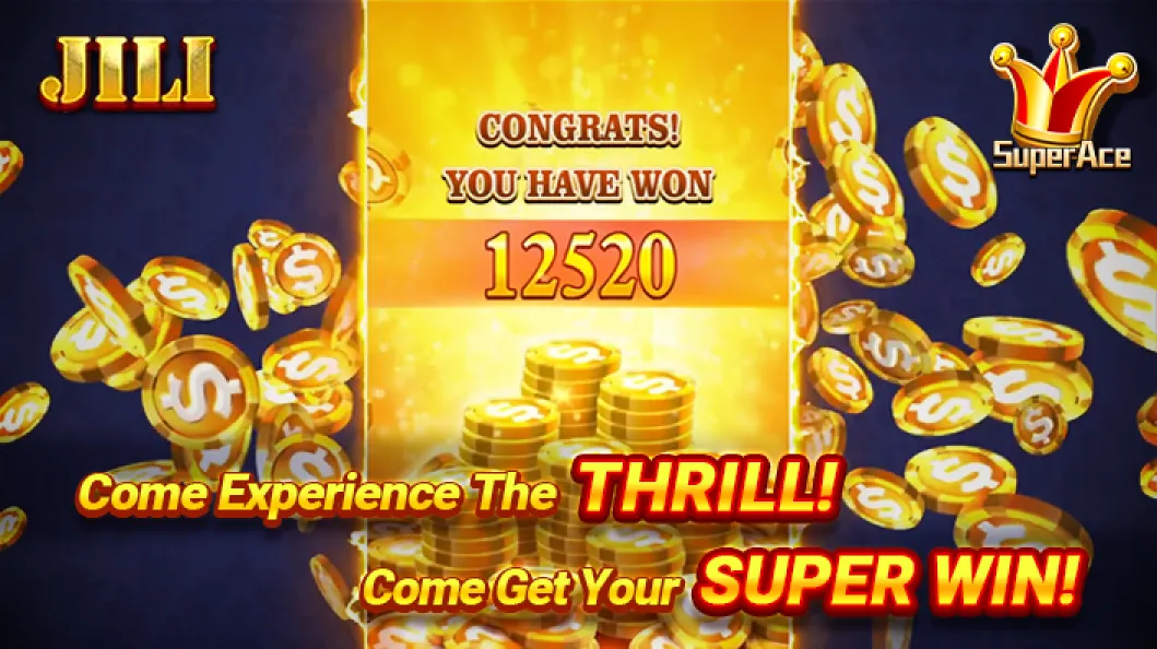 Image of a welcome bonus banner with cash and coins